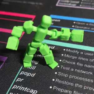 Stick man movable simple