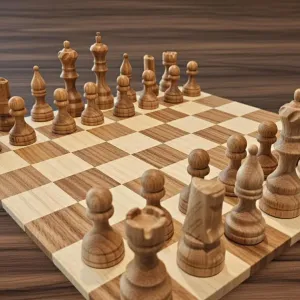 Classic Chess set with Chessboard (Double colour's)