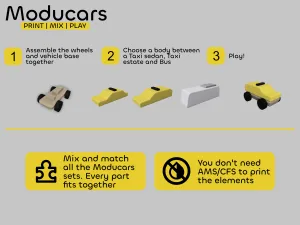 Public Transport Pack | ModuCars - modular toys