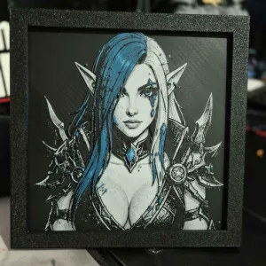 Female Elf Mage I Hueforge