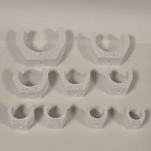 Heavy-Duty Pipe Clips (M4) | 16-50mm Set