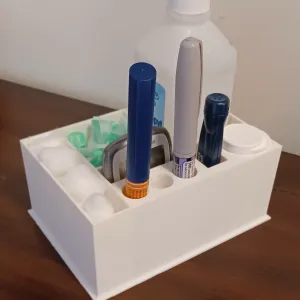Diabetic Supplies Organizer Box