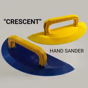 Crescent Hand Sander – Ergonomic Sanding Tool