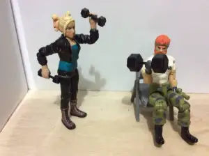 Dumbells (1:18 scale)