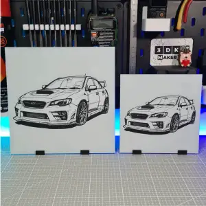 Subaru - Hueforge - 3 Colors