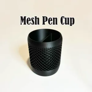 Mesh pen cup
