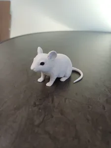 Realistic Mouse Figurine