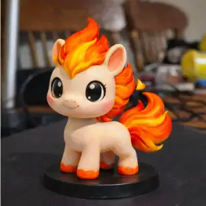 The Little Ember Chibi Fire Horse