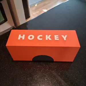 trading card box with name on top