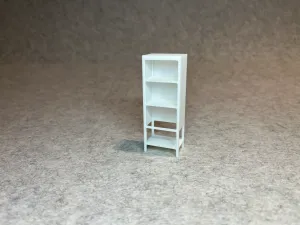 Dollhouse cabinet shelf miniature house