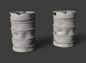 BeerKeg_Lowpoly