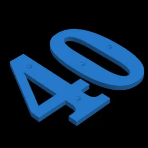 40 number