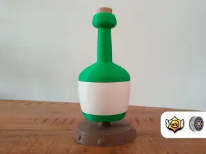 Brawl Stars Display Piece | Barley Bottle | NO AMS