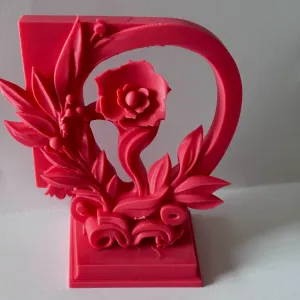 Decorative flower composition