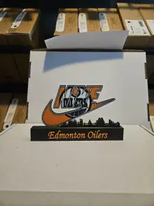 NHL - Nike x Edmonton oilers display