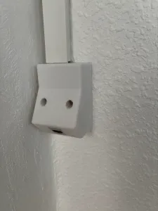 RJ45 Keystone Wall Outlet with 45-degree