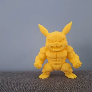 pikachu bodybuilder