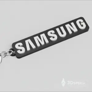 Samsung logo keychain