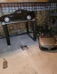 1/24 Élévateur garage 4 poteaux / 4 post garage lift