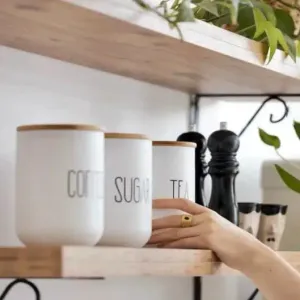 Kitchen Canister Set - Coffee, Sugar, Tea