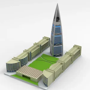 3D Design of Al Faisaliah Tower in Riyadh - تصميم ثلاثي