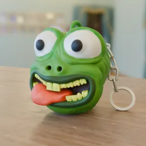 PEPE HEAD KEYCHAIN