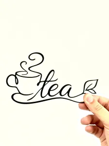 Elegant Tea One Line Wall Art