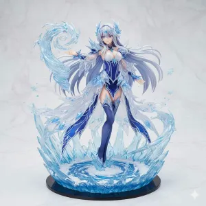 Ice/frost element magician girl