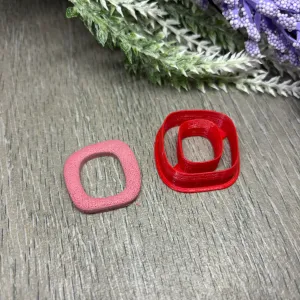 DOUBLE ROUNDED SQUARE CLAY CUTTER
