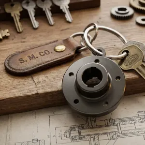 BEARING CROWN KEYCHAIN