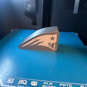 New England Patriot logo box