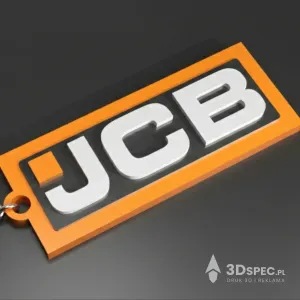 JCB logo keychain