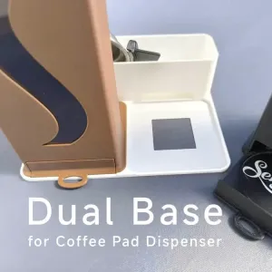 Dual Base for Senseo Coffee Pad Dispenser