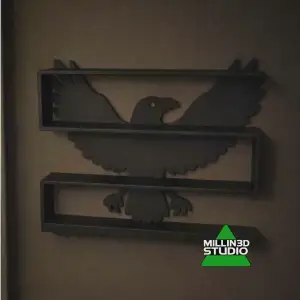 Raven Crow Blackbird Shelf