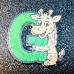 Letter G “Giraffe”- Animal Alphabet