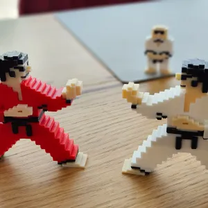 International Karate characters (C64) - 3 colors - CFS/AMS