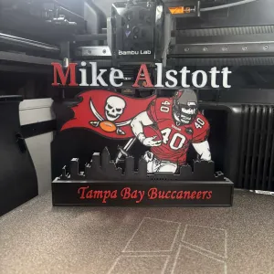 NFL - Tampa bay Buccaneers Mike Alstott display