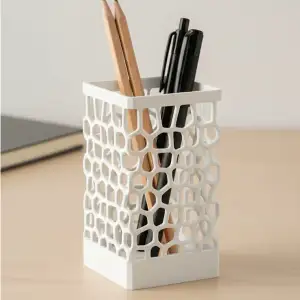 Minimalist Pen Holder Desk Organizer | Modern Office Stand