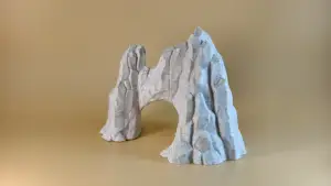 岩石拱门鱼缸造景