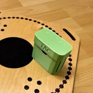 TAC board game cards and marbles box