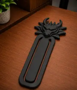 Forward-facing dragon bookmark (better/works now)