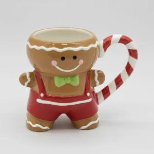 Caneca/Porta-Doces Biscoito de Gengibre - Decoração Naatal