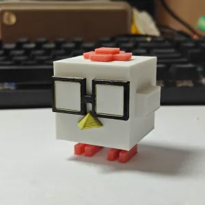 Assembly Version Game Character - Little Chick with Eyes