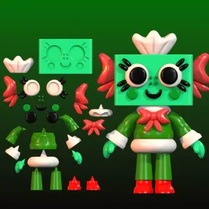 Tisha Dandys world 3D Model STL Multipart 3mf Multicolor