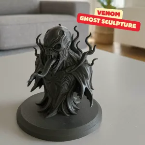 VENOM GHOST SCULPTURE ABSTRACT / HOMEDECOR