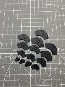 Radius Gauges 5R-18R
