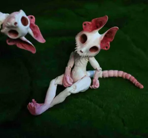 FURRY TOY: PRINT ON PLACE FLEXI SKELETON DOG