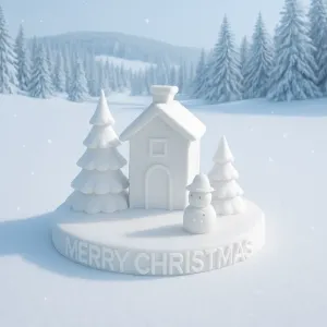 Winter Christmas Village