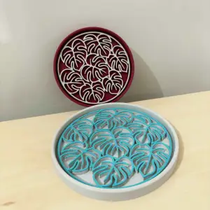 Monstera Plant pot drip plate