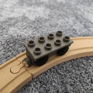 Duplo wood train (wagon) base
